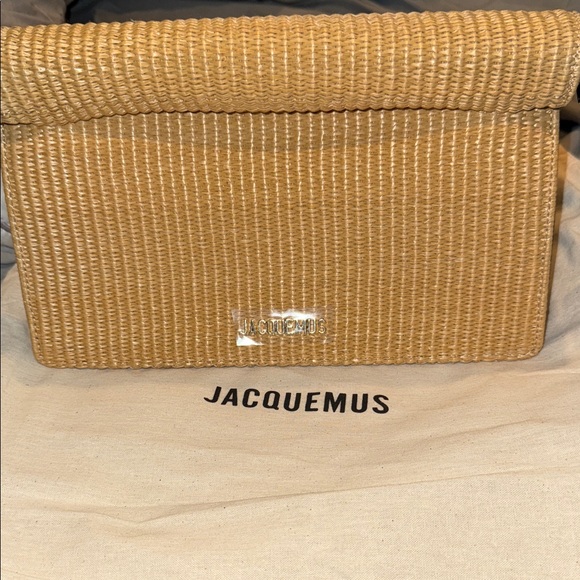 Jacquemus Natural Woven Clutch - Picture 1 of 7